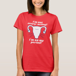 T-shirt Slogan de la période drôle de blanc rouge qui n'ag