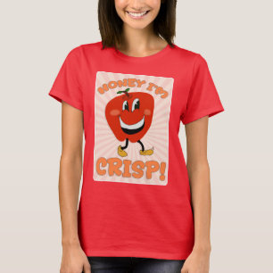 T-shirt Slogan de personnage de dessin animé Funny Honey C