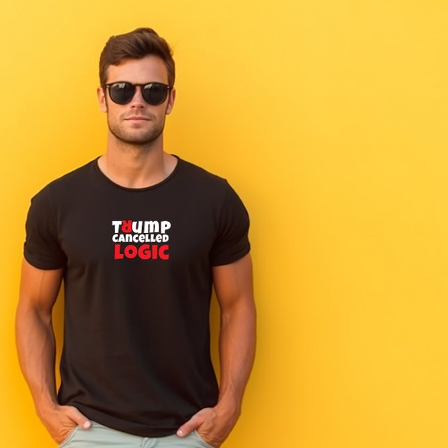 T-shirt slogan de protestation étudiant anti-Trump rouge n (Créateur téléchargé)