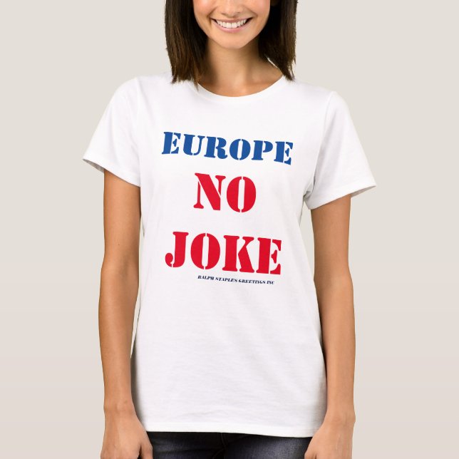 T-SHIRT SLOGAN EUROPE (Devant)