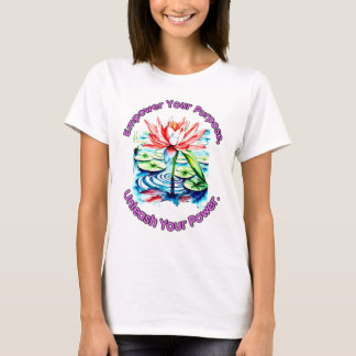 T-shirt Slogan Magnifique Et Apaisant Pour Les Dames.