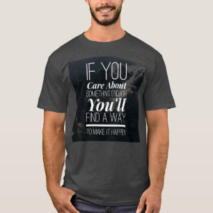 T-shirt Slogan motivationnel