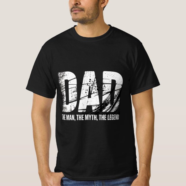 T-shirt Slogan pour Papa (Devant)