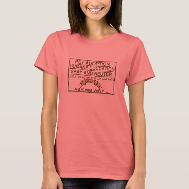 T-shirt slogans d'adoption de marionnettes (Devant)
