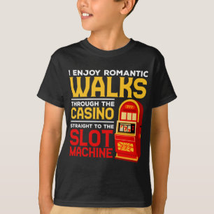 T-shirt Slot Machine Player Funny Casino Humour de jeu