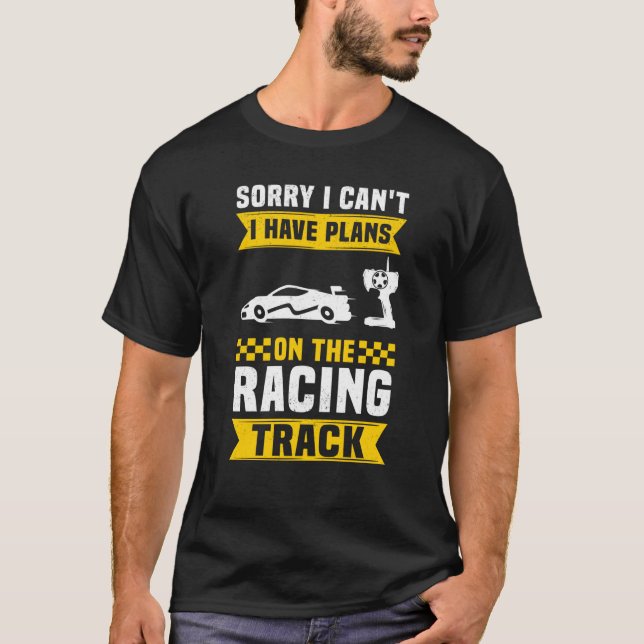 T-shirt Slotcar Racing Racetrack & Slot Car (Devant)
