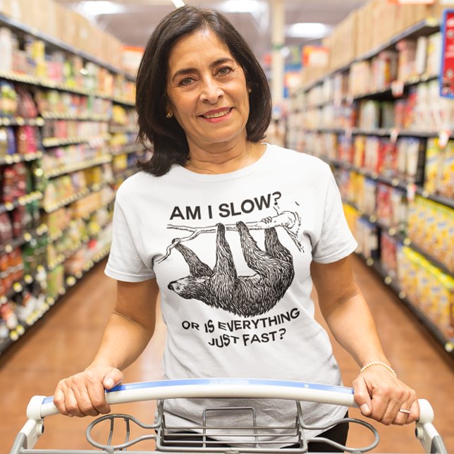 T-shirt Sloth à I Slow ? (Créateur téléchargé)