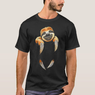 T-shirt Sloth animal motif mignon sac paresse