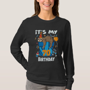 T-shirt Sloth Anniversaire Lui & Ses 70 Ans Hommes & Femme