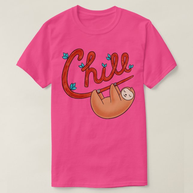T-shirt Sloth Chill (Design devant)