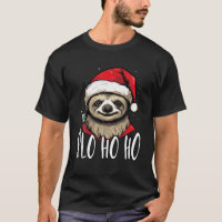 Sloth Christmas Eve Lazy Animal Santa Claus Xmas D
