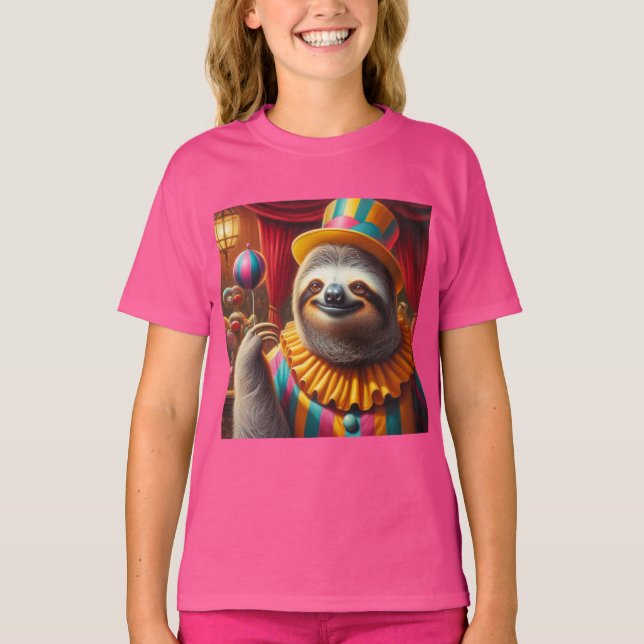 T-shirt Sloth Clown (Devant)