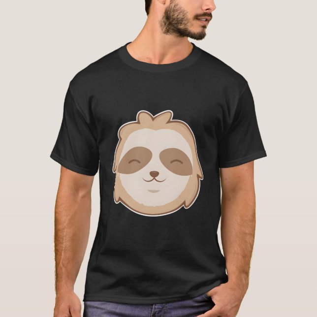 T-shirt Sloth Comfy Costa Rica trois orteils Sloth (Devant)