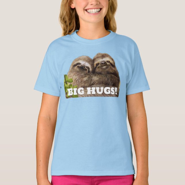 T-shirt Sloth Couple (Devant)