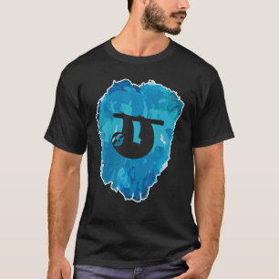 T-shirt Sloth Dans Un Bloc De Glace Pour L'Éternité