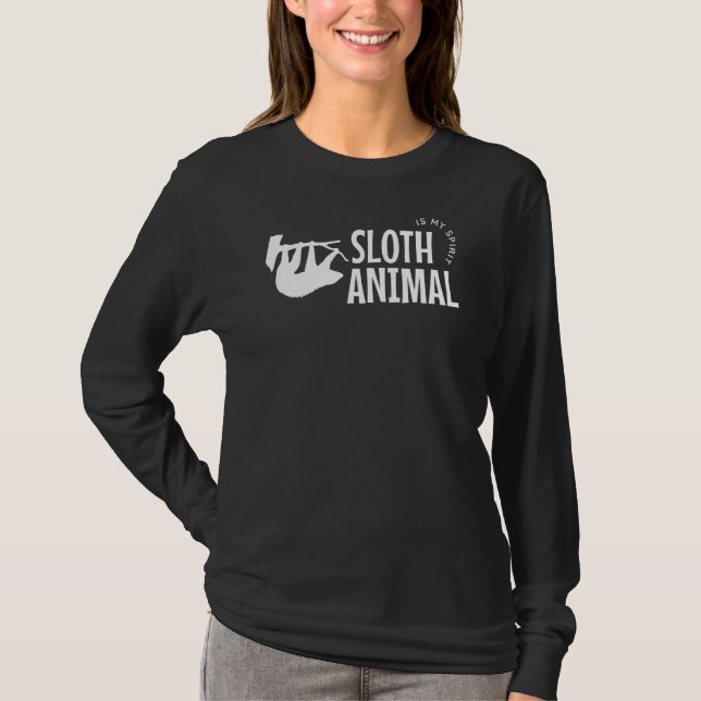 T-shirt Sloth Est Mon Esprit Animal (Devant)
