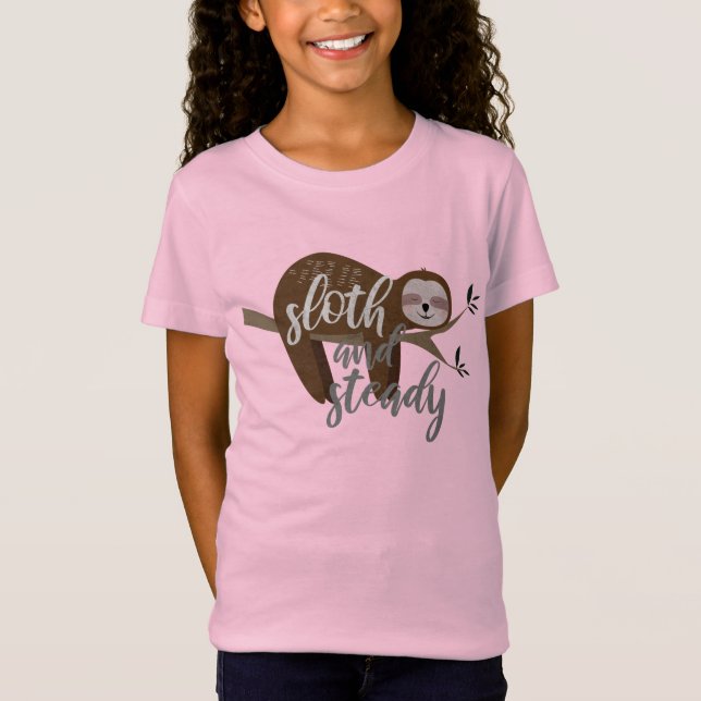 T-shirt Sloth et Steady (Devant)
