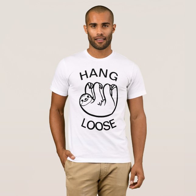 T-shirt Sloth Hang Loose (Devant entier)