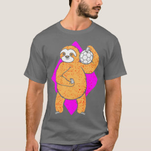 T-shirt Sloth jouant au handball