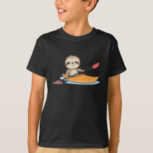 T-shirt Sloth Kayak Team Paddle Funny Slots
