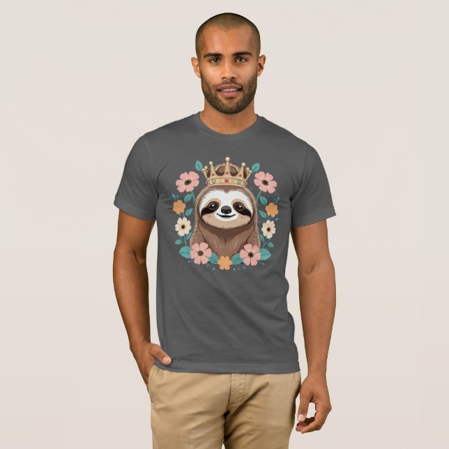 T-shirt Sloth King (Devant entier)