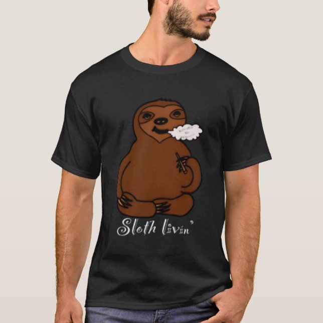 T-shirt Sloth Livin (Devant)