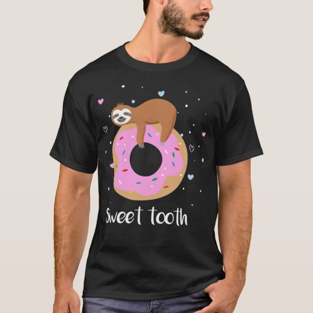 T-shirt Sloth Loves skateboard archéologie (Devant)