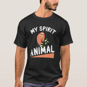 T-shirt Sloth My Spirit Animal Sloth Enthousiaste