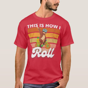 T-shirt Sloth On Bike C'est comme ça que je roule sur ma r