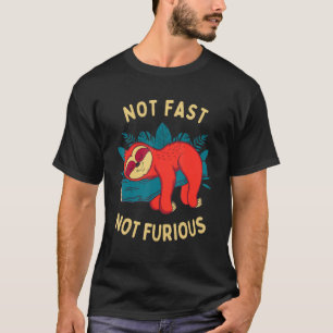 T-shirt Sloth Pas Rapide Pas Furieux Citation De Sloth Laz