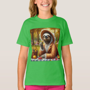 T-shirt Sloth Picnic