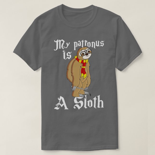 T-shirt Sloth Pictures Patronus Charm Sloth Stuffé Animal (Design devant)