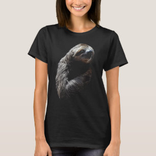 T-shirt Sloth Portrait Artwork Animal Motif Sloth