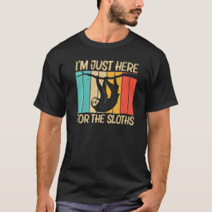 T-shirt Sloth Pour Hommes Femmes Lazy Sloth Animal