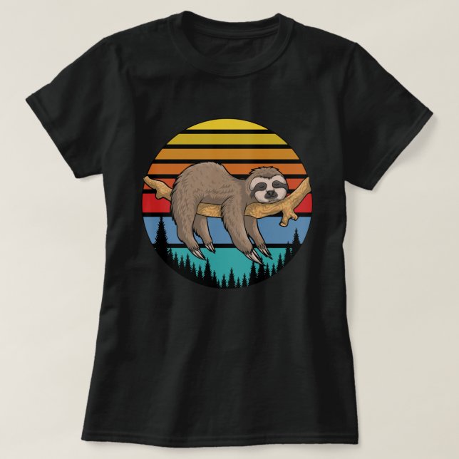 T-Shirt Sloth Relaxant (Design devant)
