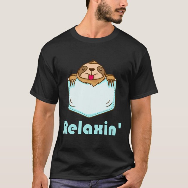 T-shirt Sloth Relaxin (Devant)