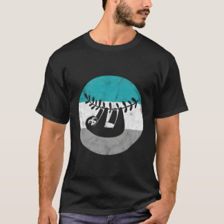 T-shirt Sloth Retro Cadeau Pour Hommes Femmes Garçons Fill