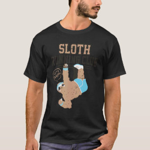T-shirt Sloth Running Club Nappons Sloth Runner