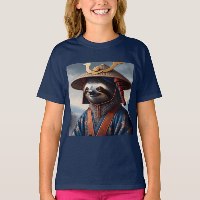 T-shirt Sloth Samurai (Devant)