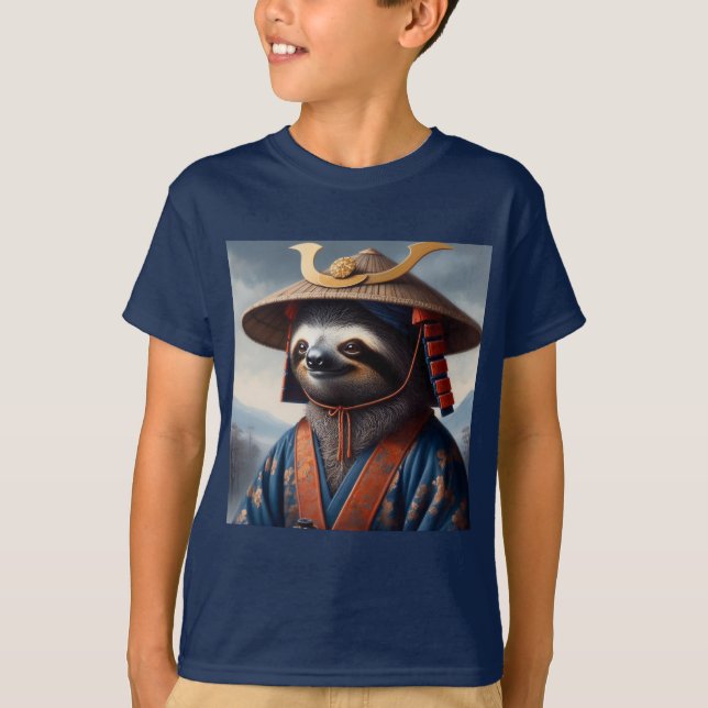 T-shirt Sloth Samurai (Devant)