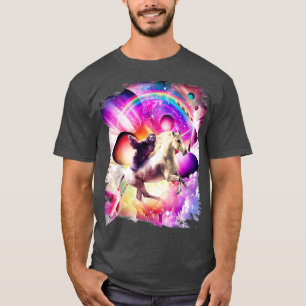T-shirt Sloth Unicorn Milkshake Rainbow