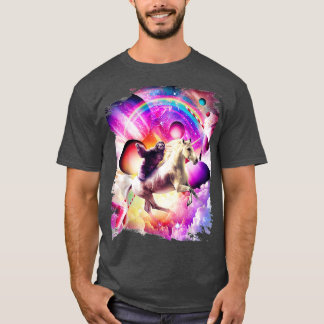 T-shirt Sloth Unicorn Milkshake Rainbow