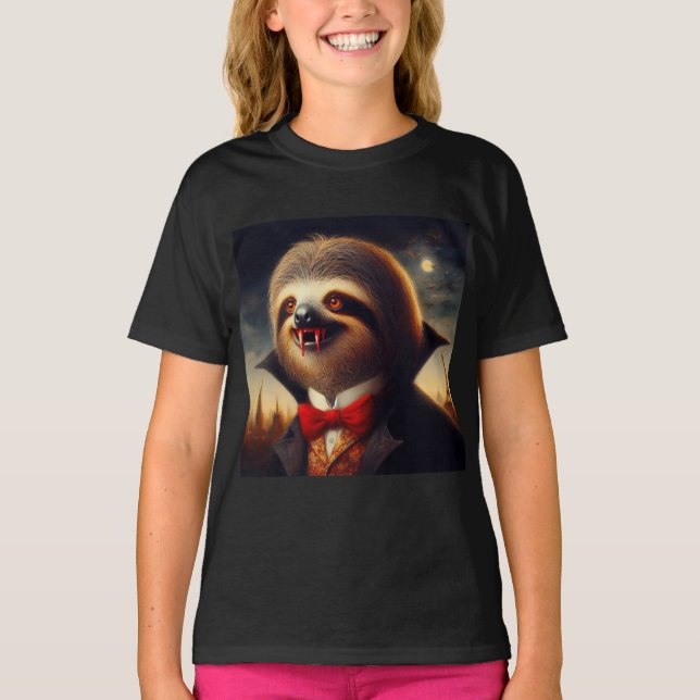 T-shirt Sloth Vampire (Devant)