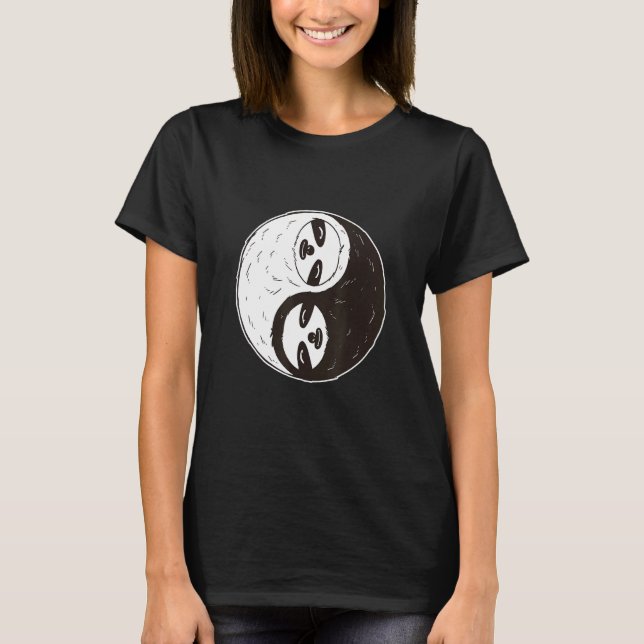 T-shirt Sloth Yin Yang (Devant)