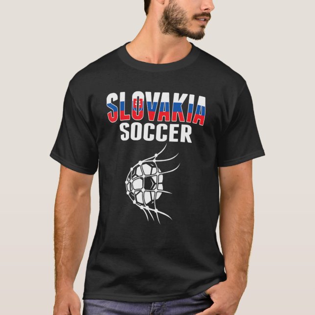T-shirt Slovaquie Bal De Football En Net Slovaque Suppo (Devant)