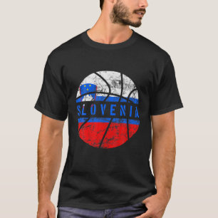 T-shirt Slovénie Drapeau Basketball Slovène Amateur de Ven