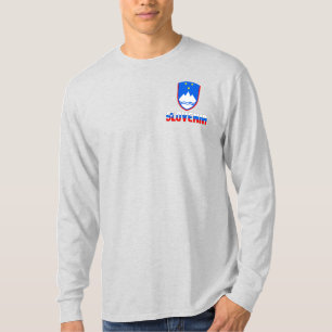 T-shirt Slovénie Drapeau et blason Patriotique