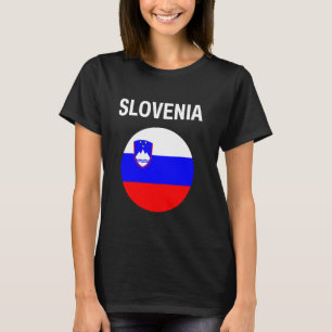 T-shirt Slovénie Drapeau moderne
