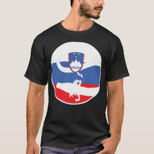 T-shirt Slovénie Olm Drapeau animal national slovène