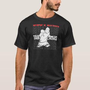 T-shirt Slovénie Tennis de table soutien Ping Pong slovène